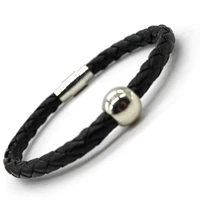 winding graphic accessory stainless steel metal leather bracelet for women different color combination bracelets 2021
