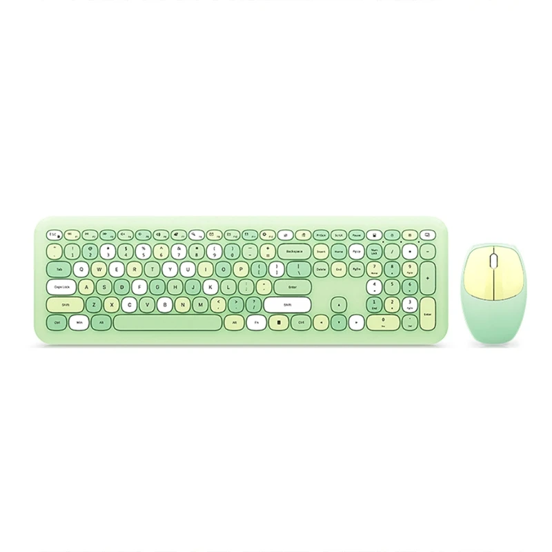 

2021 New 2.4G wireless multimedia keyboard and mouse built-in intelligent energy-saving mouse wide compatibility easy to operate