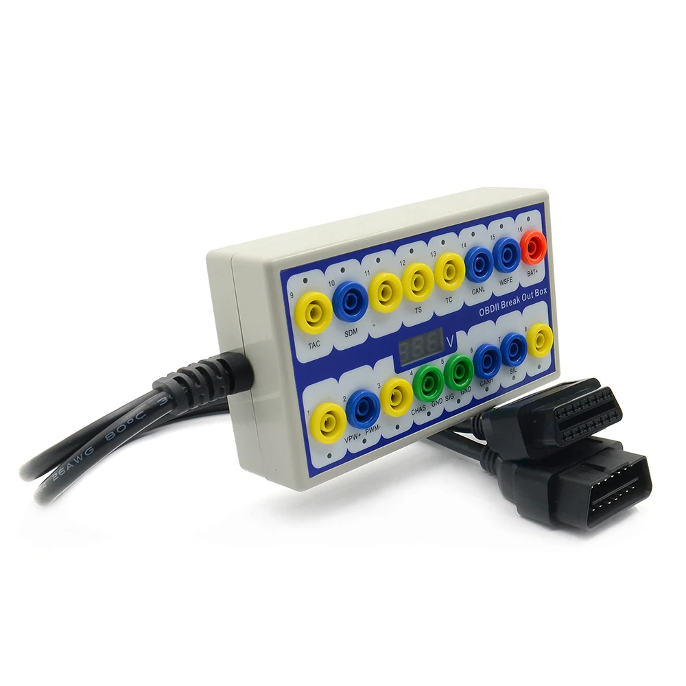 OBDII Protocol Detector Car OBD Break Out Box Breakout Tool OBD2 Pin BOX | Автомобили и мотоциклы
