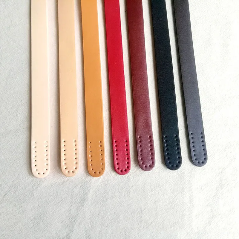 

1 Pair 65x1.8CM Bag Handles DIY Split Leather Bolsa Accessories Replacement Shoulder Genuine Leather Bag Straps