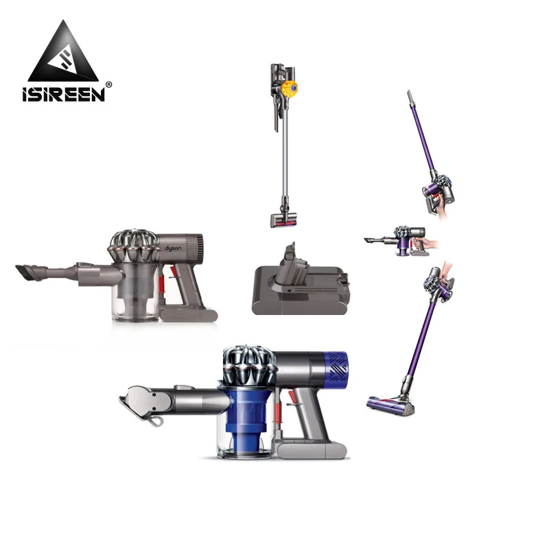 Перезаряжаемый литий-ионный аккумулятор 21 6 в 2100 мАч Сменный для DYSON V6 серии DC61 DC62