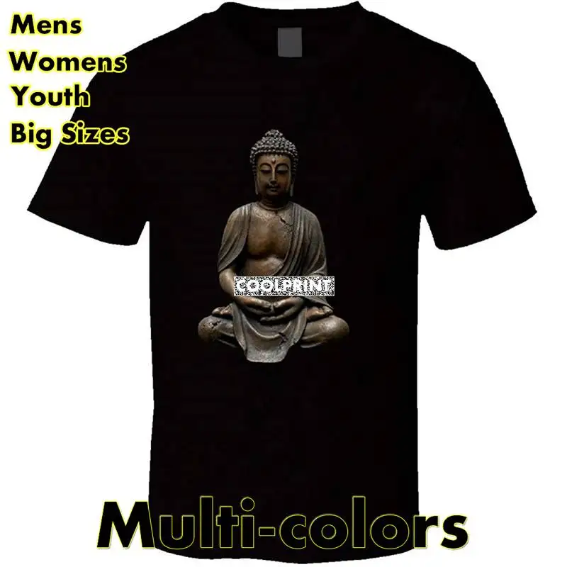 

Cotton Buddha Buddhist Meditation Zen t Shirt c T Shirts Oversized Mens Fashion Originality Graphic Shirts