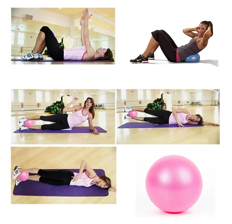 

Home Fitness Accessories Trainer Balance Pods Gym Pilates Mini Yoga Ball Delivery Exercise Fitness Midwifery Small solid color