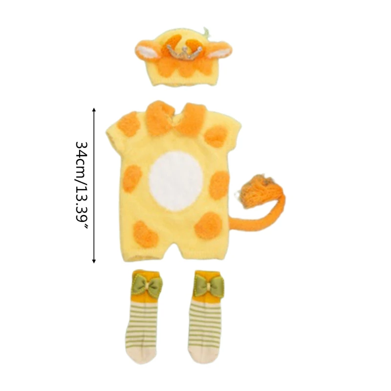 

3/5 Pcs Baby Cotton Hat Romper Socks Doll Banner Pull Flag Newborn Photography Props Outfits for Infants Photo Shooting