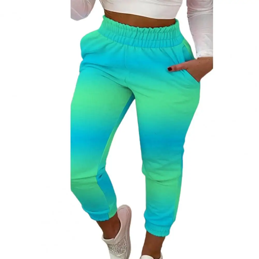 

Брюки женские повседневные с принтом в виде сердечек, узкие брюки-карандаш с завышенной талией, с эластичным поясом, уличная одежда