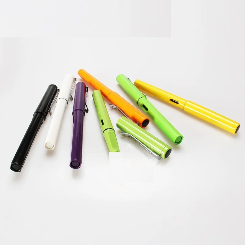 Jinhao 599 модная перьевая ручка Цветной корпус изгиб школьная Студенческая