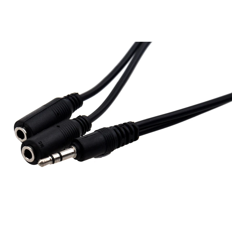 

Audio Jack Y Cable 3,5mm Jack Plug Stereo at 2 x 3.5 mm Stereo Jack Socket Coupling Adapter about 20 cm