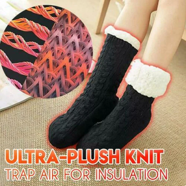 Теплые носки для женщин бархатные Дышащие анти замерзающие повседневные