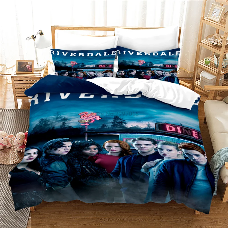 

Home Textile Riverdale 3d Bedding Set Printed Duvet Cover Sets with Pillowcases Digital Printing Bedclothes Comforter Cover Sets