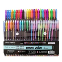 183648100 pcs colors glitter gel pens refill set fine point art marker pen for adult coloring books kid doodling drawing