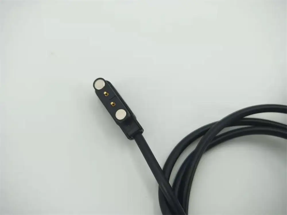 2pin Напульсники линия зарядки Смарт-часы магнитное устройство для зарядки кабель 2-контактный 4 мм USB Мощность Зарядное устройство кабели аварийная защита