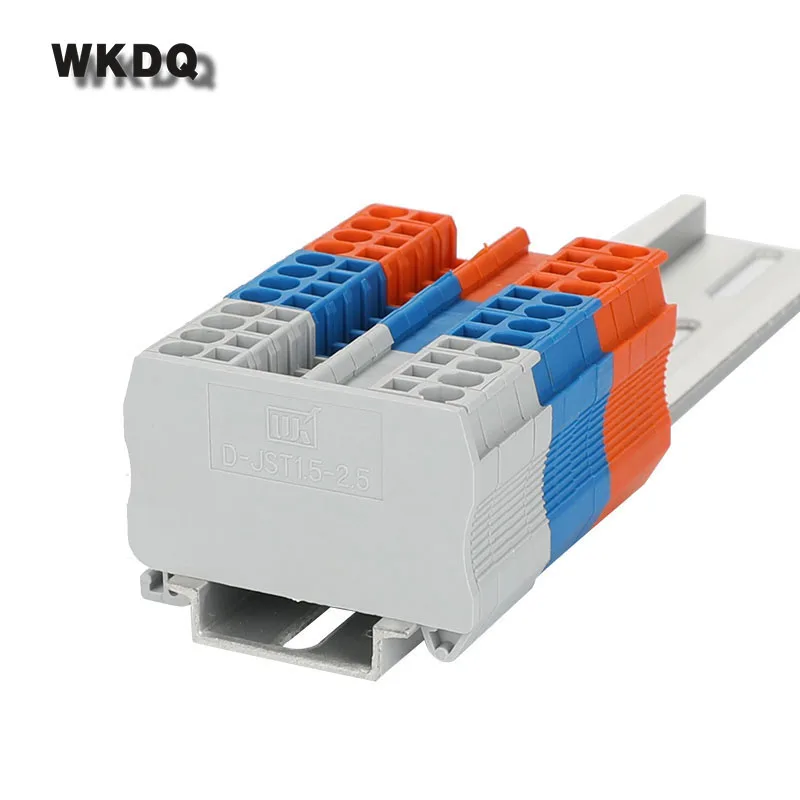 D-ST1.5-2.5 Концевая крышка Phoenix ST1.5 ST2.5 и PT 2,5 клеммные блоки на din-рейку Концевая крышка L49.2/H30/W2.2mm разъем