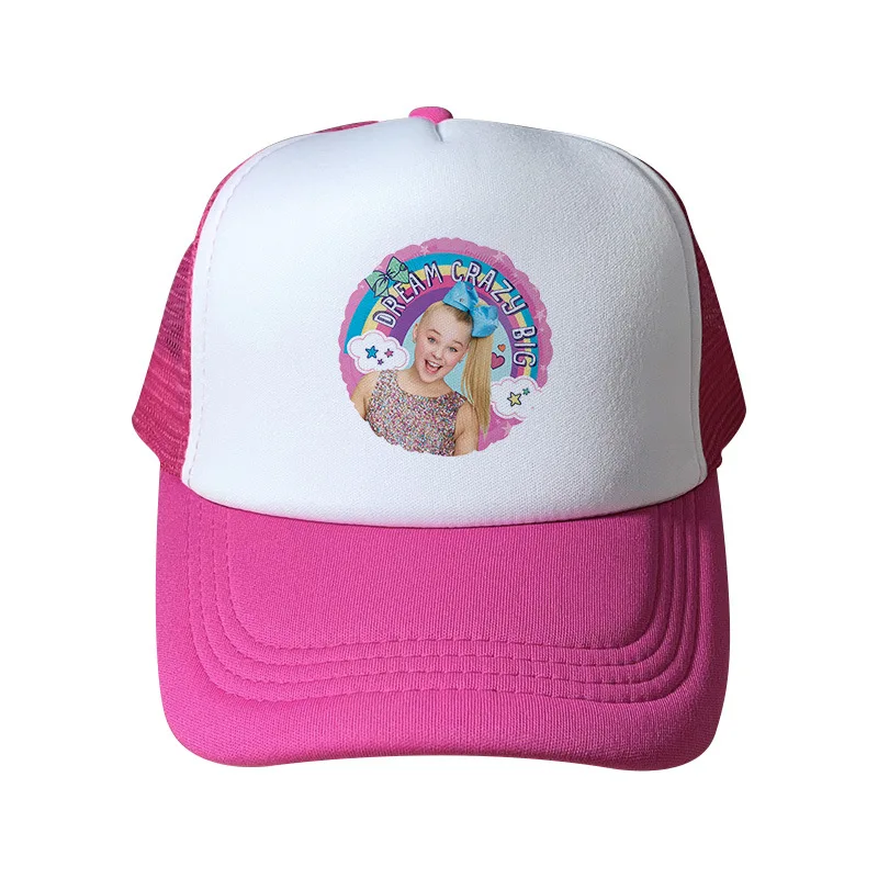 Кепка JOJO Siwa детская мультяшная бейсболка в стиле хип-хоп летняя кепка от солнца