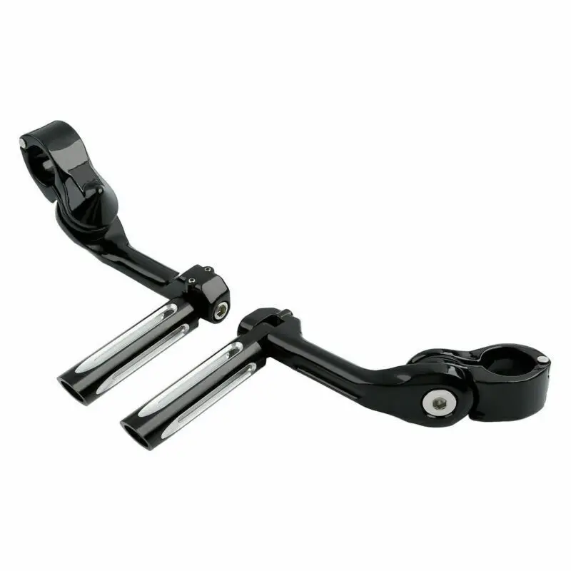 

Motorcycle 1.25" Engine Guard Mount Bracket Foot Peg For Harley Touring Road King Road Glide
