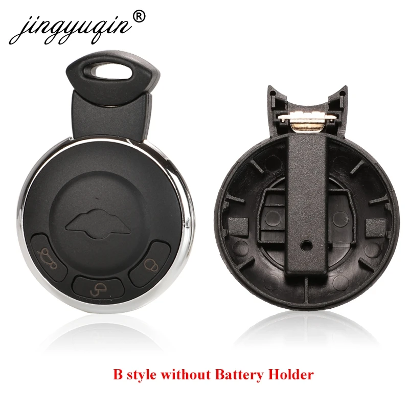 Jingyuqin 10 шт./лот 3 кнопки отрезание лезвия смарт Брелок оболочка для BMW Mini Cooper пульт