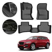 tpe car floor mats for jaguar f pace 2016 2017 2018 2019 2020 5 seat waterproof non slip auto styling accessories interior