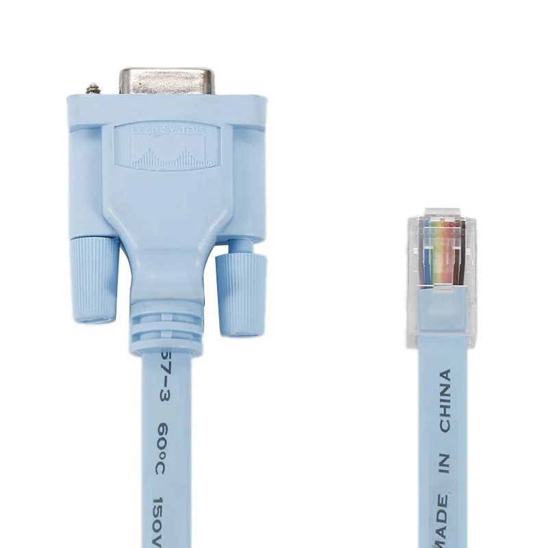 Консольный кабель RJ45 DB9 1 8 м/6 футов разъем VGA папа с 9 портами s прозрачные вилки