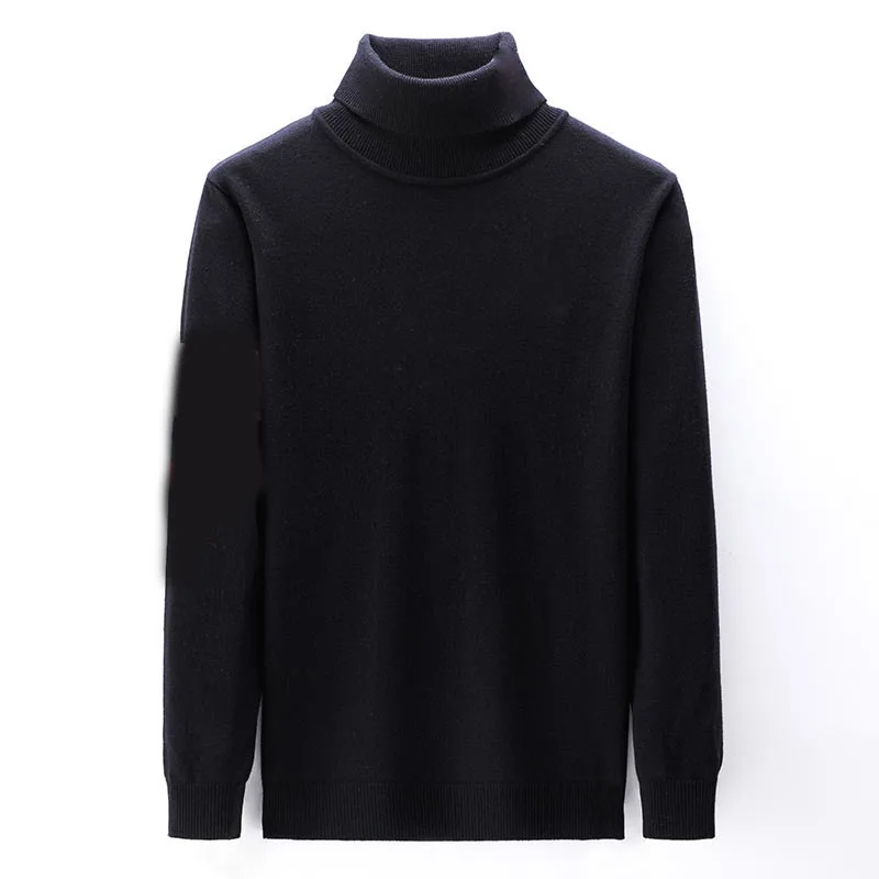 

New Men Sweaters Casual Coat Round Neck Knitting Fashion Pure Color Comfortable Men's Sweaters Large Size Wear