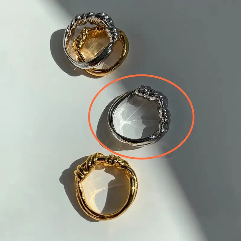 2019 корейский новый дизайн шикарное простое металлическое Золотое