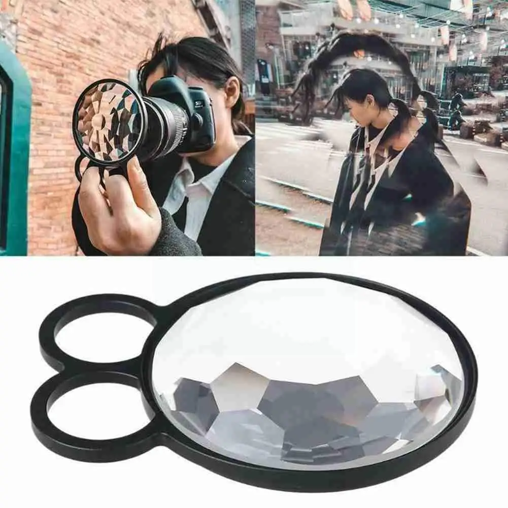 

77mm Handheld Lens Filter Glass Kaleidoscope Prism Rotatable Camera Number Subjects Of Accessories Photography Variable I3t5