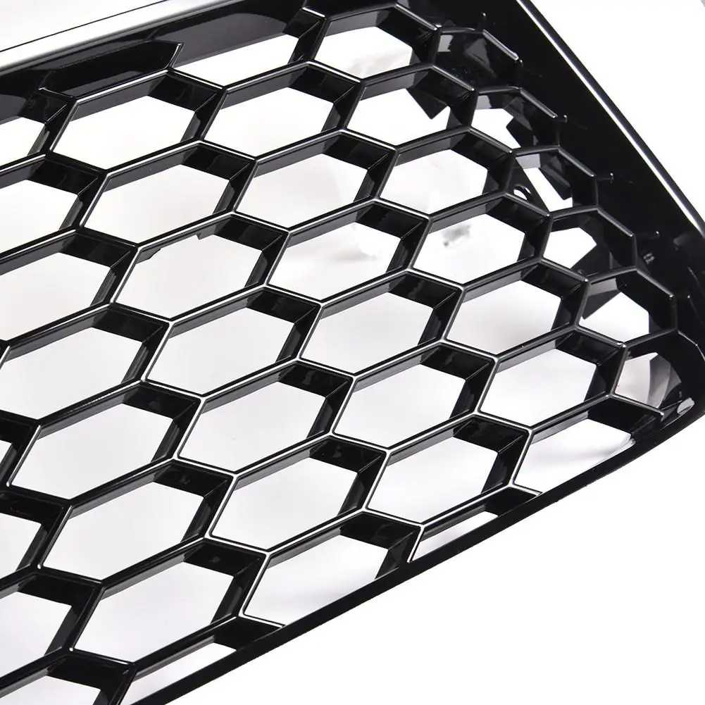 

New Honeycomb Mesh Style Car Front Fog Light Cover Honeycomb Grille Grill Holder For Audi A5 /S5 B8 RS5 2008 2009 2010 2011 2012