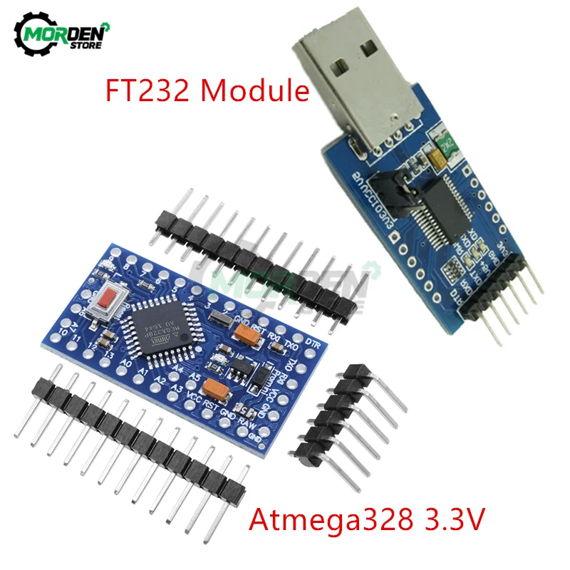 

Pro Mini Atmega328 3,3 В 8 МГц, модуль ATmega128 для Arduino, совместимый с Nano, модуль для ATMEGA328P-AU FT232