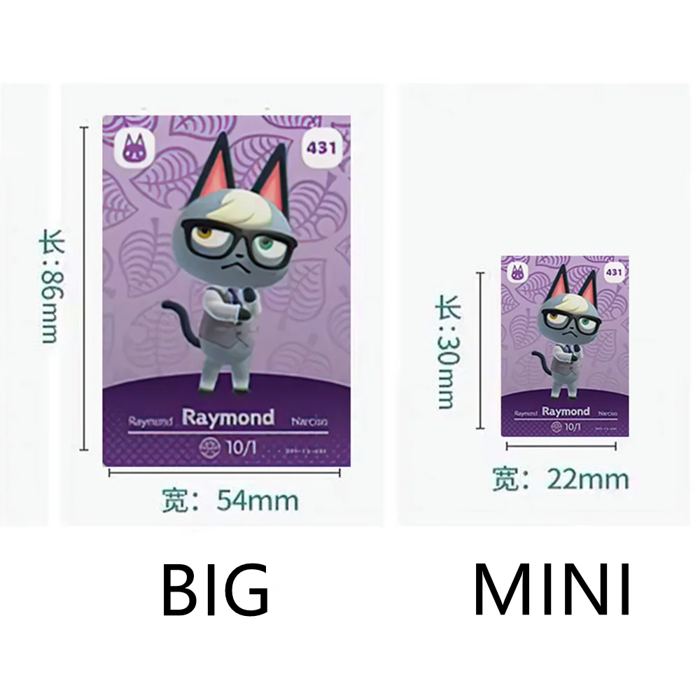 Tarjeta de Amiibo de Animal Crossing The 5th, juego de cartas de colecci&oacute;n de animales Crossing Friends-2