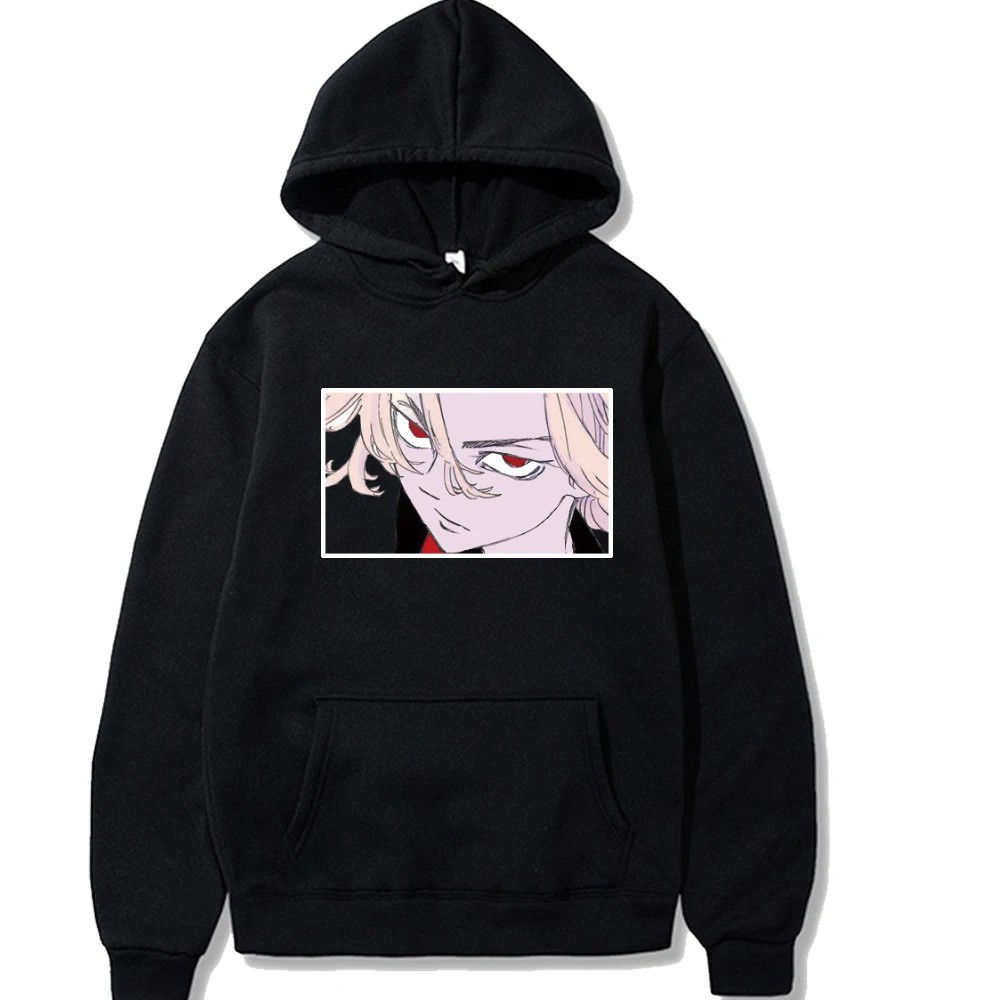 

Anime Tokyo Revengers Eyes Hoodie Fashion Long Sleeve Casual Loose Print Unisex Cloth