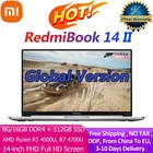 Ноутбук Xiaomi RedmiBook 14 2nd Ryzen Edition, AMD Ryzen 4500U4700U, 14-дюймовый экран FHD, 16 ГБ8 ГБ DDR4, 512 Гб SSD, ноутбук