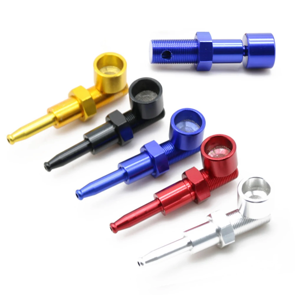 1 шт. металлическая трубка для табака в форме винта травы курения Пипа аксессуары