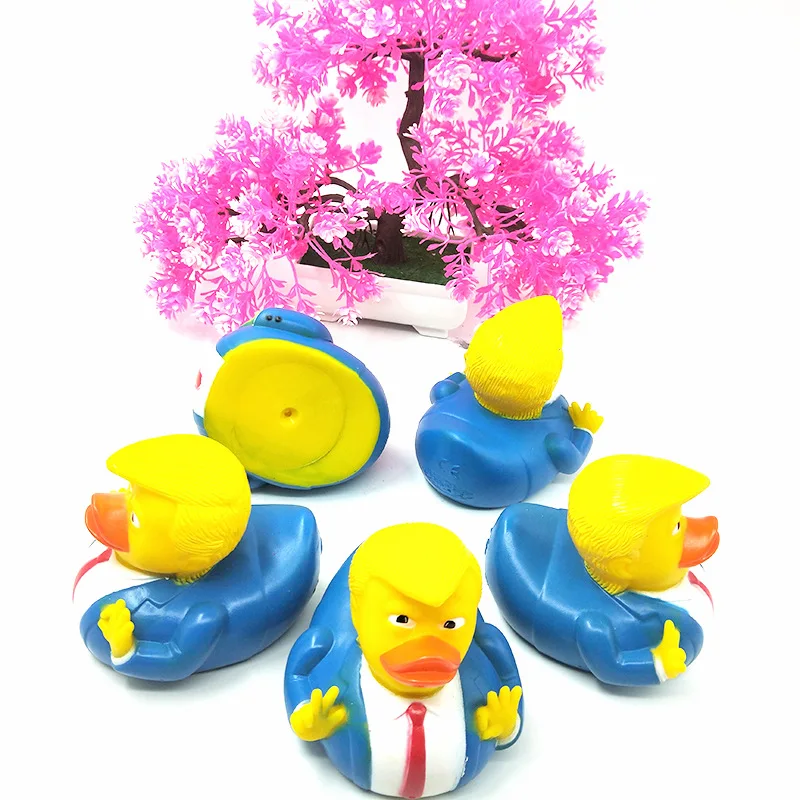 Новый мультфильм утки Трамп купальный душ плавающая вода США президент