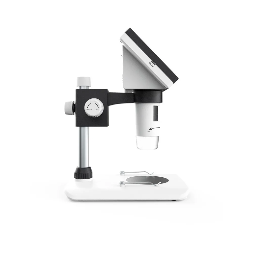 1080P 8LED Digital Microscope Practical Portable LCD Electronic Video Microscopes USB Endoscope Magnifier Camera