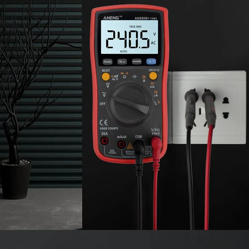 Оригинальный AN-882B Цифровой мультиметр true RMS с высоким током