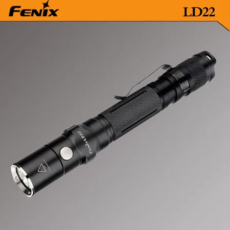 Светодиодный фонарик Fenix LD22 300 люмен 6 режимов зажим переключатель задней крышки #