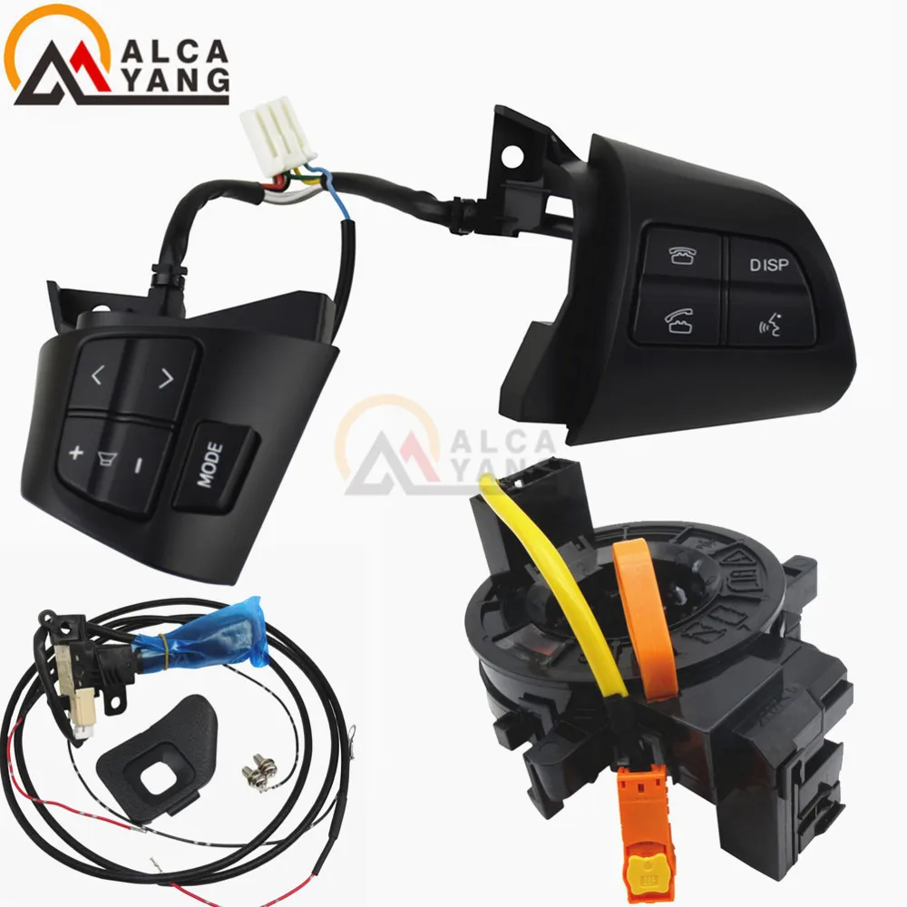 1 Set Black Рулевое колесо аудио кнопка управления круиз контроль переключатель для Toyota Corolla/Wish/Altis OE качество - Цвет: 1 Set Black