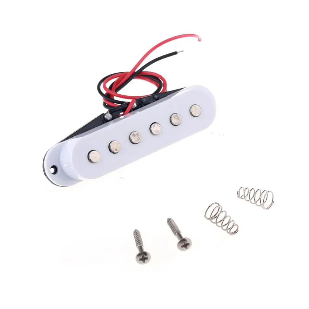 Musiclily 50 мм гитара с одной катушкой средняя звукосниматель для Strat или Squier Стиль
