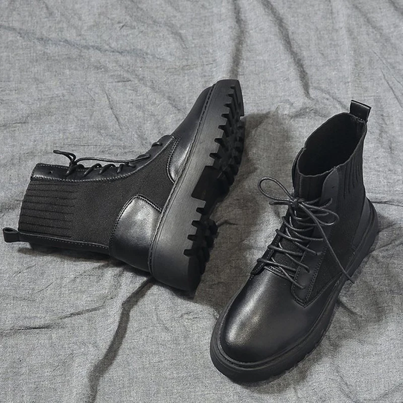 2019 г. новые зимние мотоботы с пряжкой женские ботинки в британском стиле