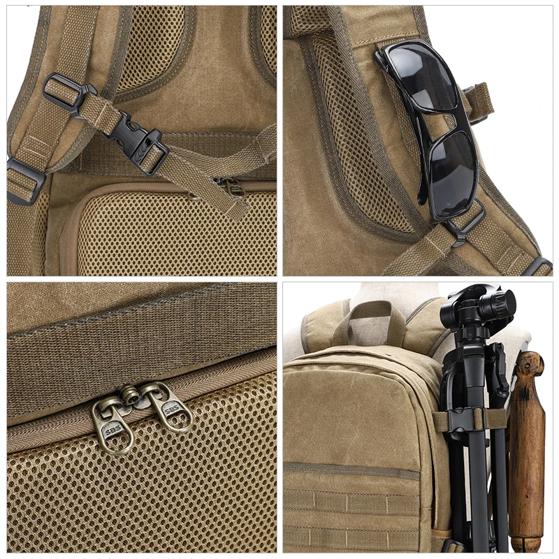 shockproof designer camara bags tactical camera bag backpack waterproof with removable camera dividers and laptop compartment free global shipping