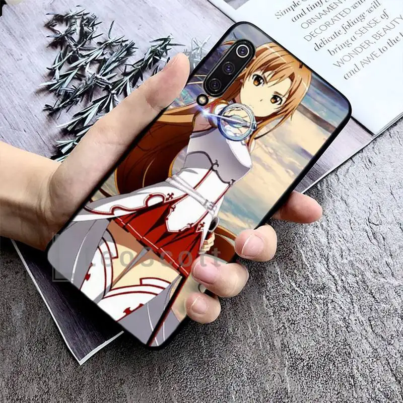

Sword Art Online Coque Phone Case For Xiaomi Redmi 7 8 9t a3 9se k20 mi8 max3 lite 9 note 9s 10 pro