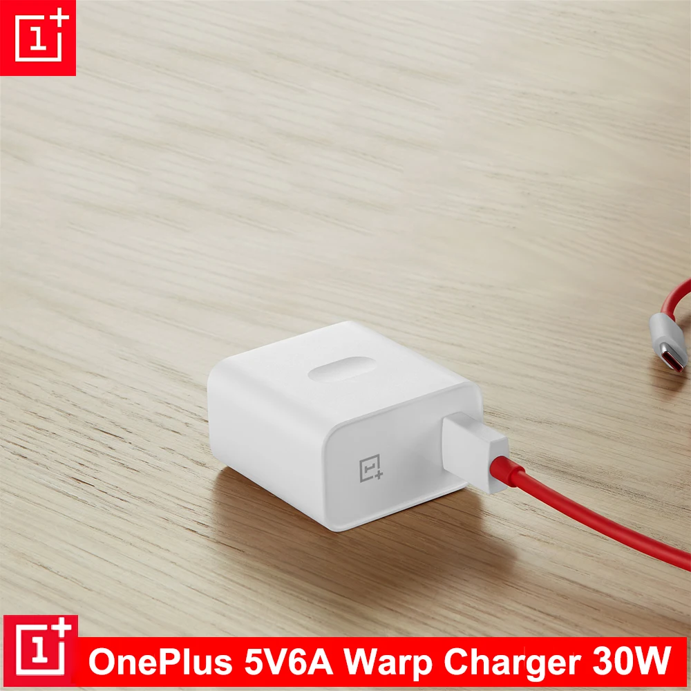 5V6A Original OnePlus Warp Charge Power 30W EU/US Adapter DASH Cable Quick For 8T 8 7T Pro 7 6T | Мобильные телефоны и