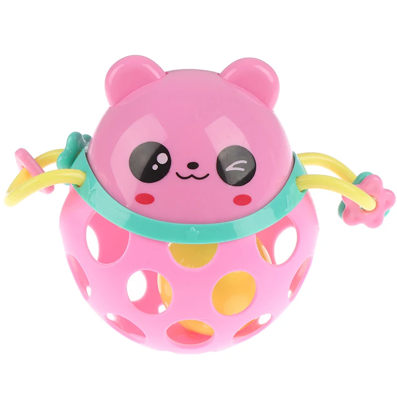 1pc 0-12 Months Baby Rattles toy Intelligence Grasping Gums Plastic Animal Hand Shake Toy Early Educational Gift for Newborns | Игрушки и
