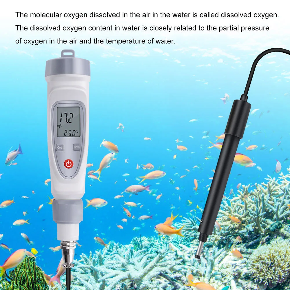 

New Hot Portable Digital Pen Dissolved Oxygen Meter Water Quality Tester Detector Test Range 0-20 Mg/l USJ99