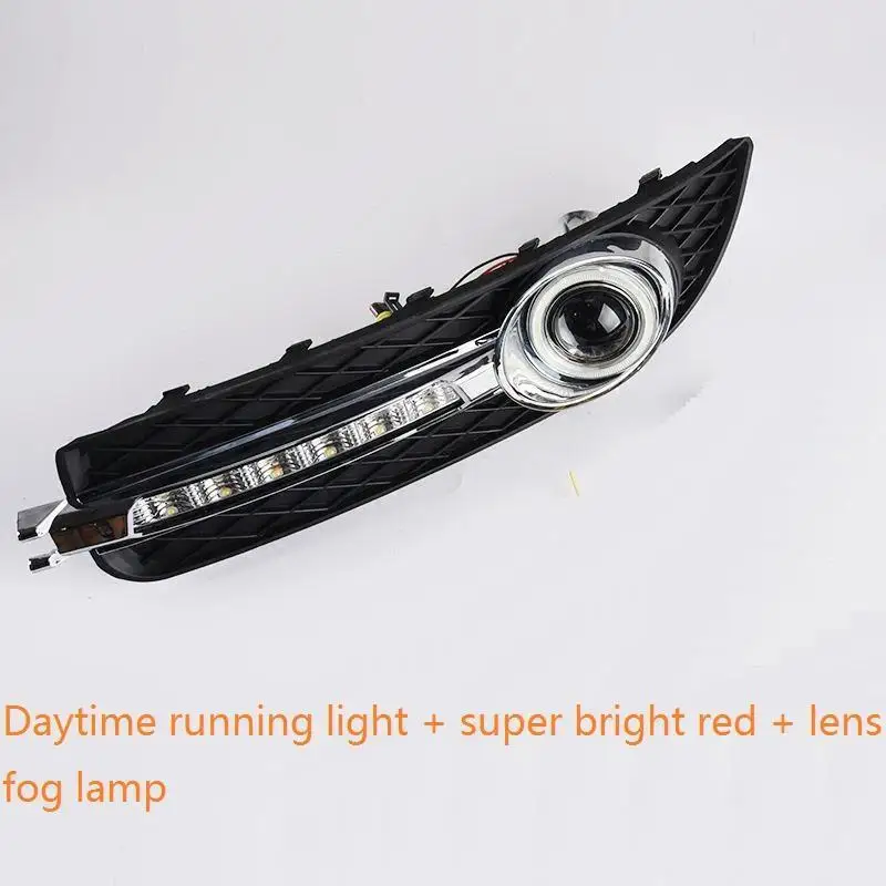 Наружные Drl дневные Neblineros Luces Para Авто Стайлинг светодиодные ходовые Автомобильные фары передние противотуманные фары 13 для Buick Regal - Цвет: Number 14