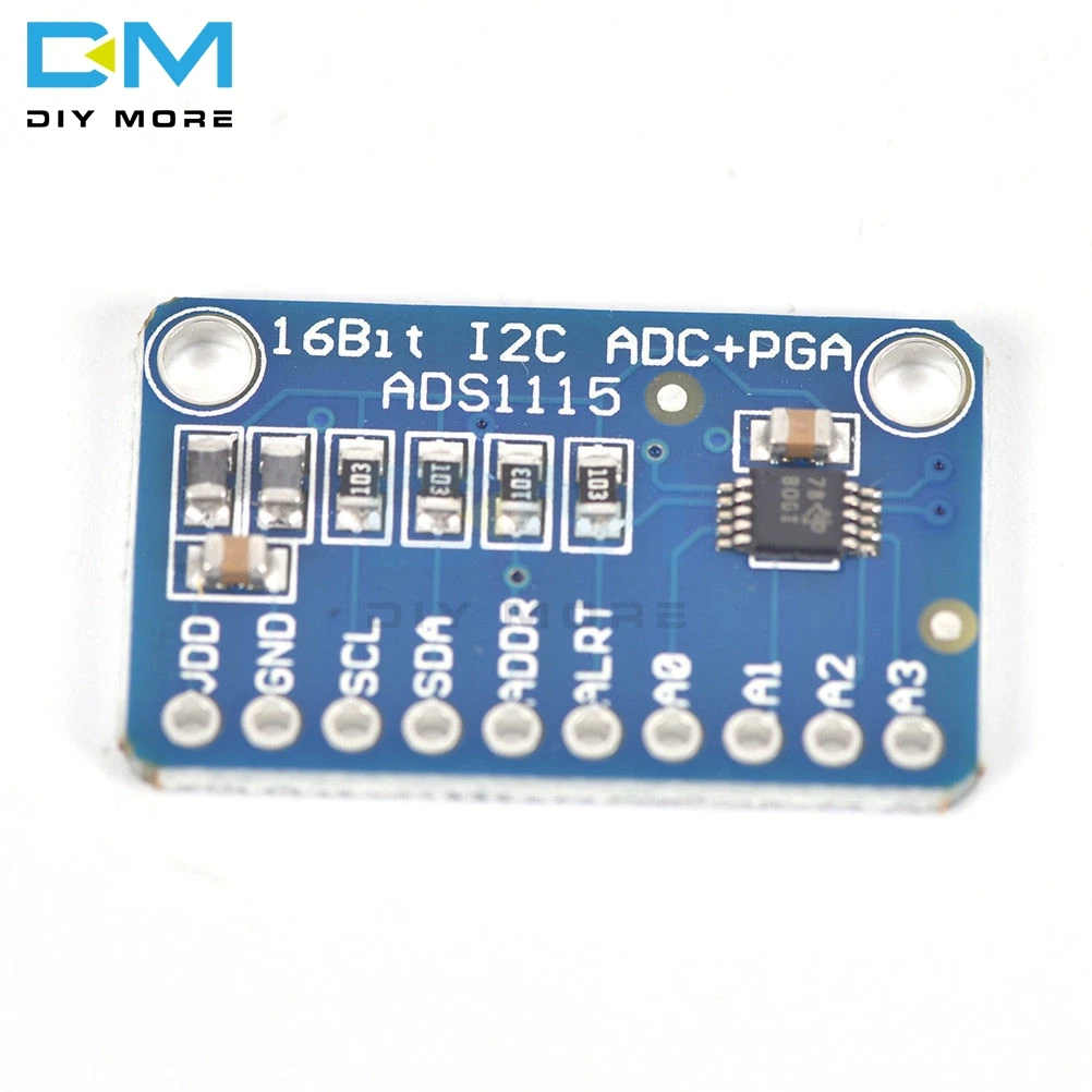 Модуль I2C ADS1115 16-битный прецизионный аналогово-цифровой преобразователь ADC