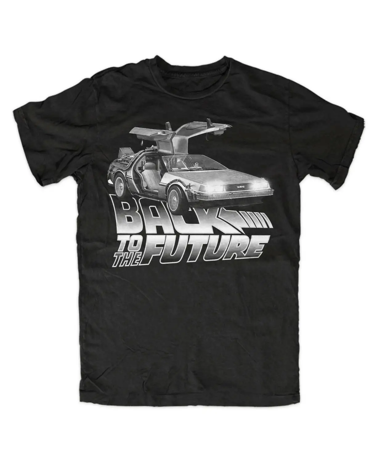 black 27 Официальный Back To The Future постер фильма футболка delorean Новые футболки Забавные футболки новые Забавные футболки унисекс Топы - Цвет: black 27