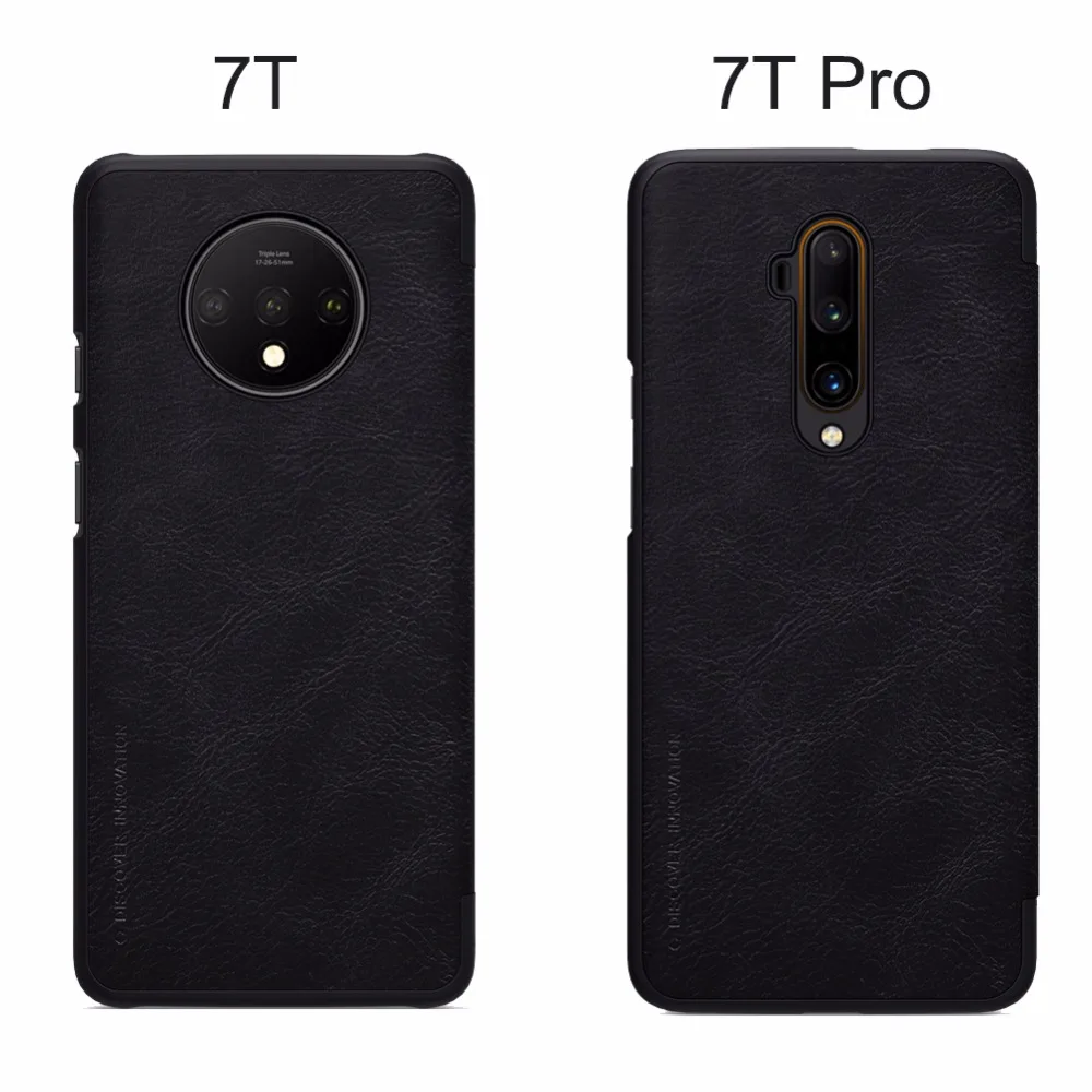 Кожаный чехол для Oneplus 7T Nillkin QIN, защитный флип-чехол для Oneplus 7T Pro One plus 7T
