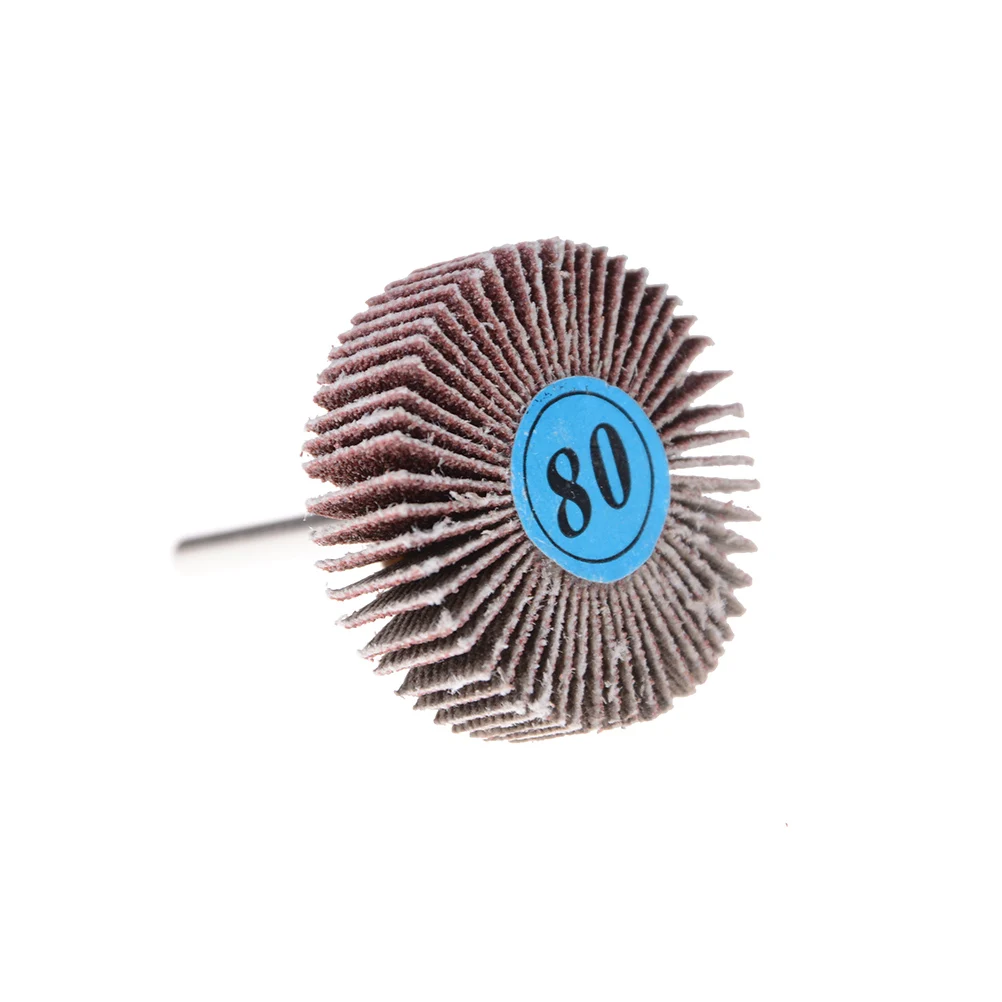 

5Pcs/set 80 Grit Grinding Sanding Flap Polishing Sandpaper Polisher Flap Wheel Discs For For Dremel Rotary Tools 32mm
