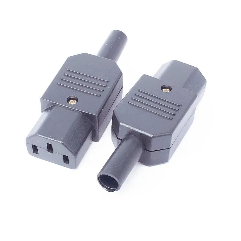 1 шт. цена оптовой продажи черный IEC 320 C13 гнездовой разъем Rewirable Мощность 3pin 10A /250V| |