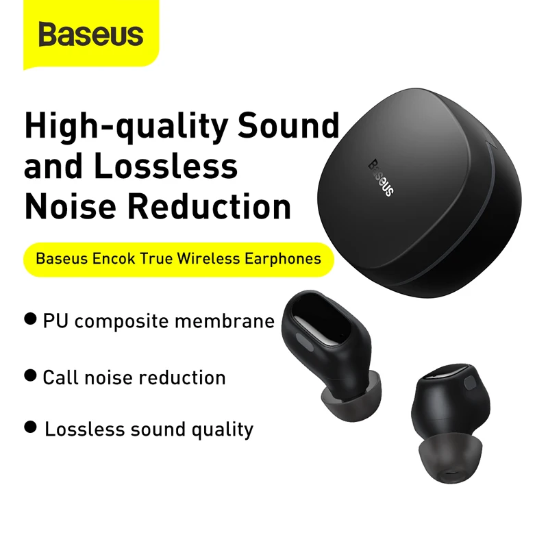 baseus wm01 wireless headphones tws bluetooth 5 0 earphones gaming headset hd stereo earbuds for iphone xiaomi huawei headsets free global shipping