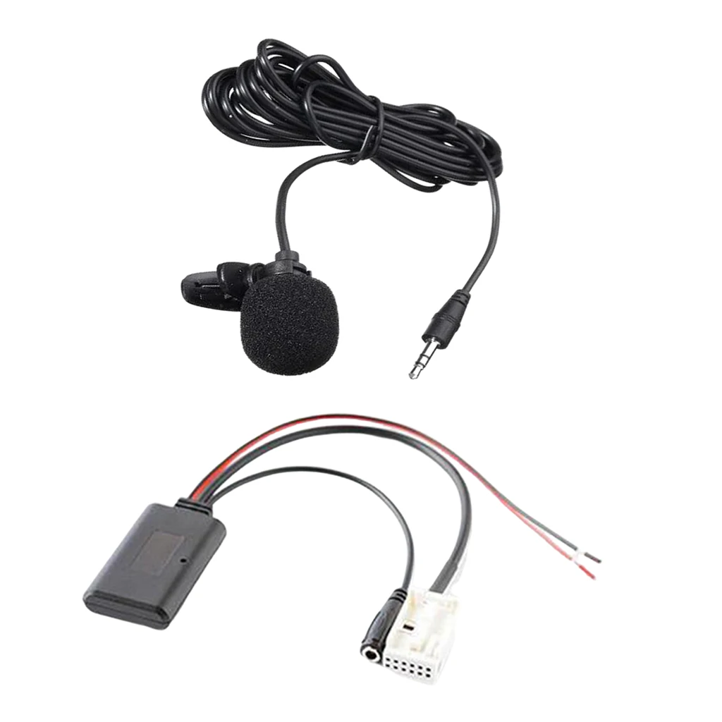 Bluetooth Aux аудио кабель микрофон адаптер комплект для BMW E60 E63 E64 E66